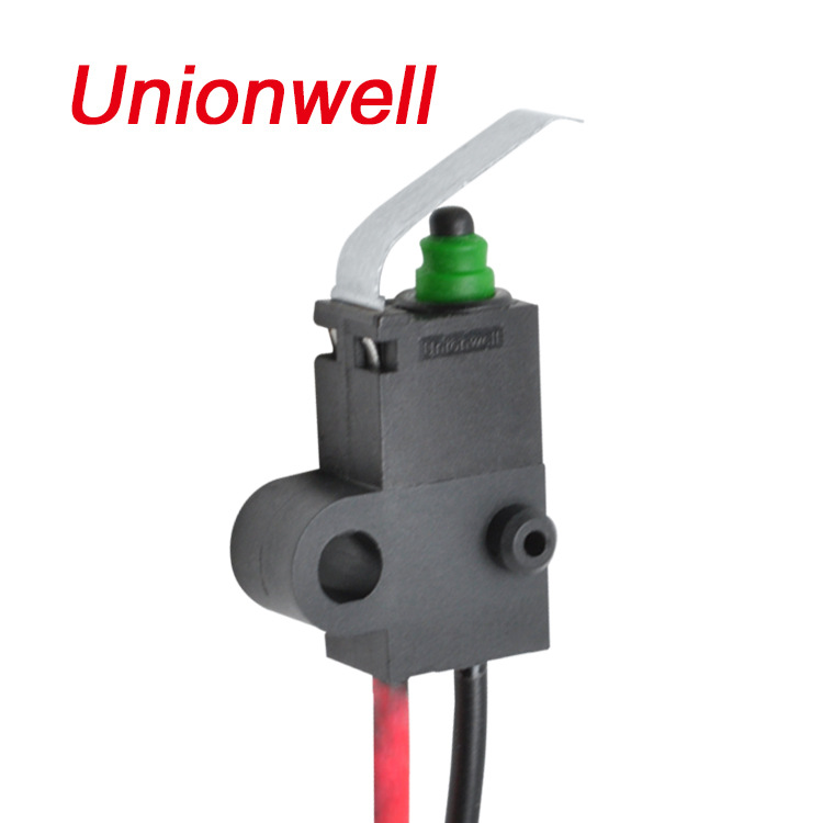 Unionwell G304D防水微動(dòng)開關(guān)廠家 新能源汽車前艙機(jī)蓋鎖微動(dòng)開關(guān)