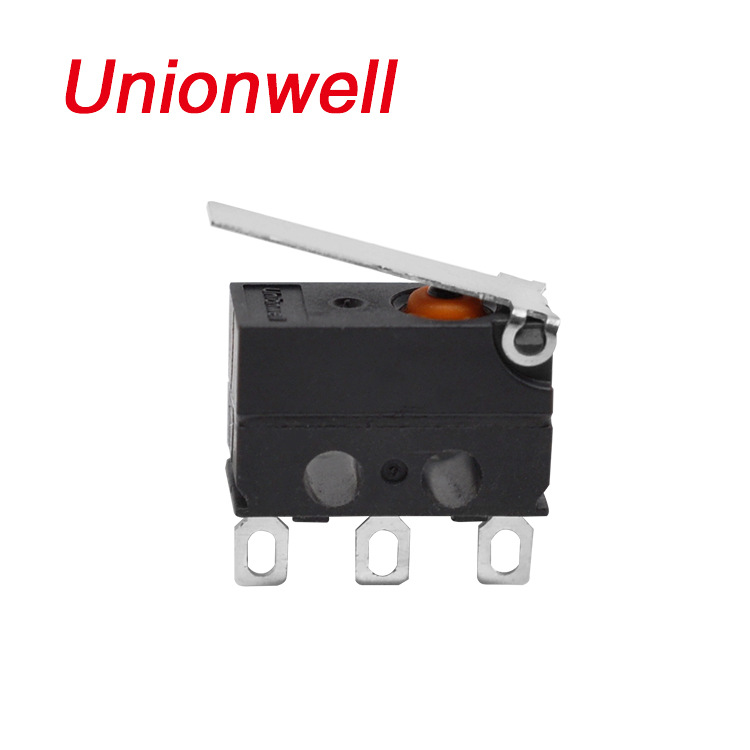 PCB控制器防水微動(dòng)開關(guān)帶手柄 新能源汽車防爆配件限位開關(guān)IP67