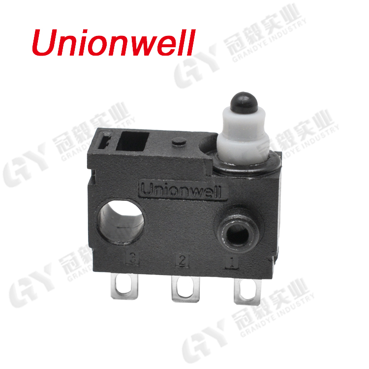 Unionwell掃地機(jī)器人微動(dòng)開(kāi)關(guān) G306自復(fù)位式微動(dòng)開(kāi)關(guān)防水微動(dòng)開(kāi)關(guān)